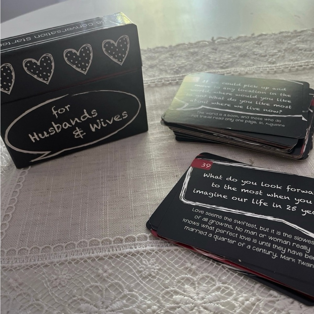 For Husbands & Wives Card Game